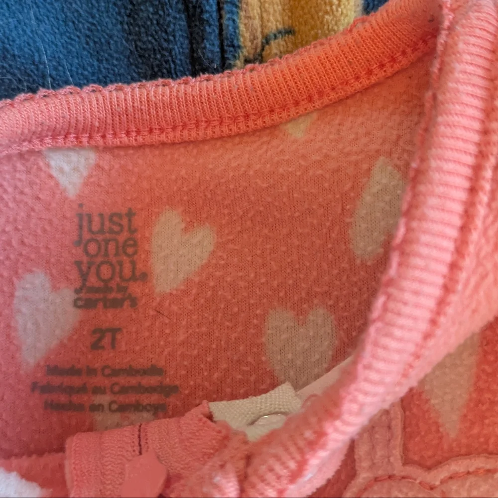 Carter's Pajama Lot Fleece Foot‎ Nightgowns Sizes Vary